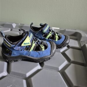 Blue and Green Sandals for Outdoor Adventures